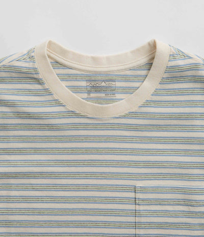 Patagonia Cotton in Conversion Pocket T-Shirt in Hidden Stripe: Natural