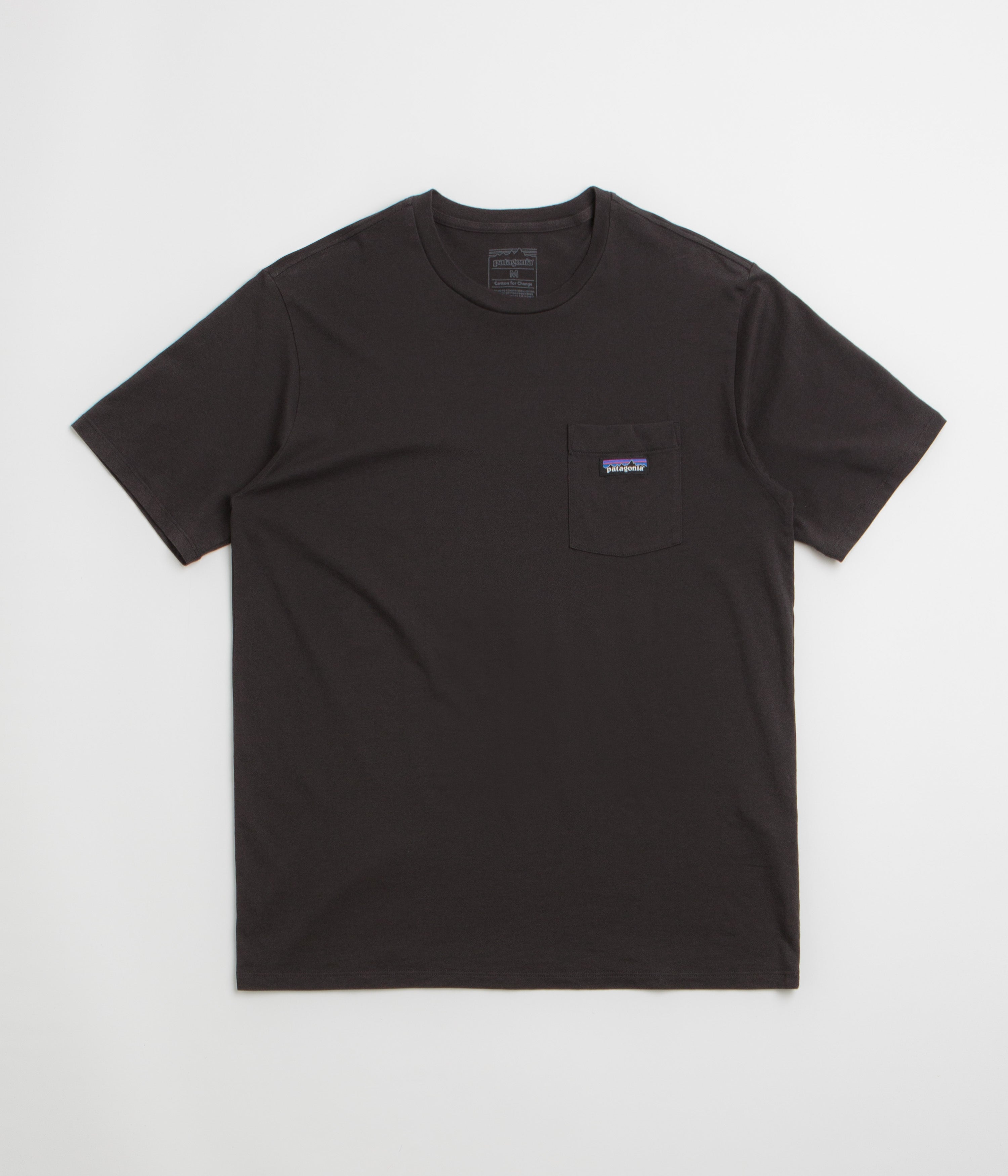 Patagonia Daily Pocket T-Shirt in Black and Black