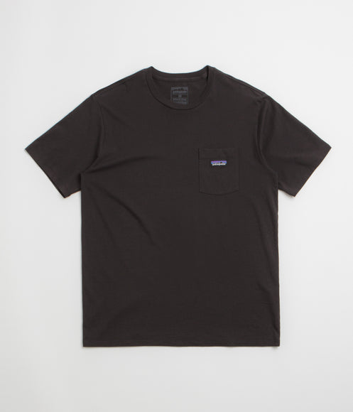 Patagonia Daily Pocket T-Shirt - Black / Black
