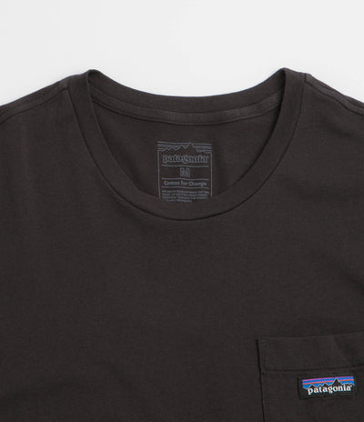 Patagonia Daily Pocket T-Shirt in Black and Black