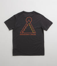 Patagonia Dawn Tracks Organic T-Shirt in Ink Black