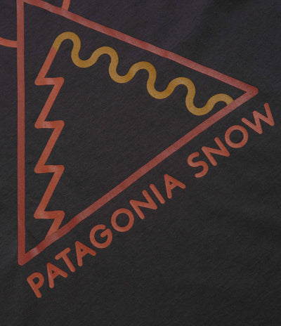 Patagonia Dawn Tracks Organic T-Shirt in Ink Black