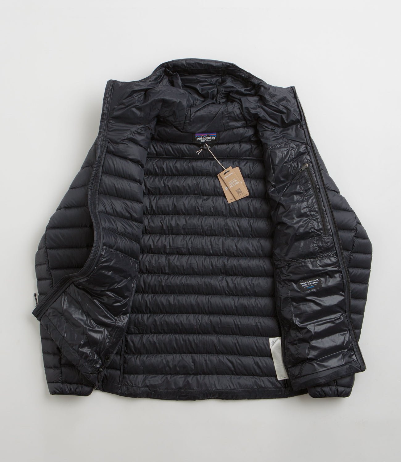 Patagonia Down Sweater Hooded Jacket NetPlus Black Flatspot