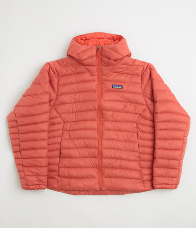 Patagonia Down Sweater Hoodie Jacket in Amanita Red