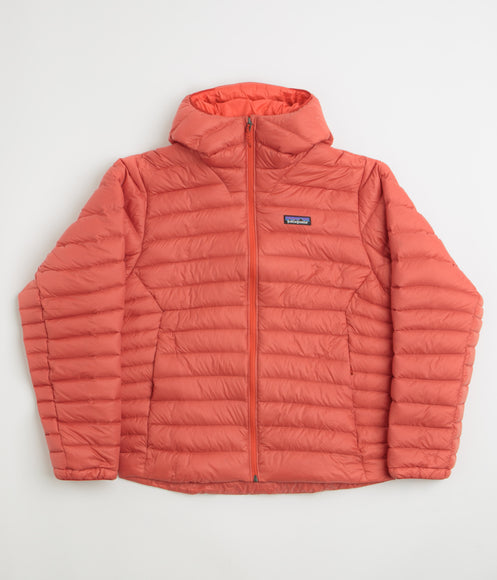 Patagonia Down Sweater Hoodie Jacket - Amanita Red