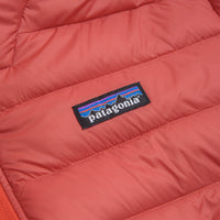 Patagonia Down Sweater Hoodie Jacket in Amanita Red thumbnail
