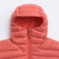 Patagonia Down Sweater Hoodie Jacket in Amanita Red thumbnail