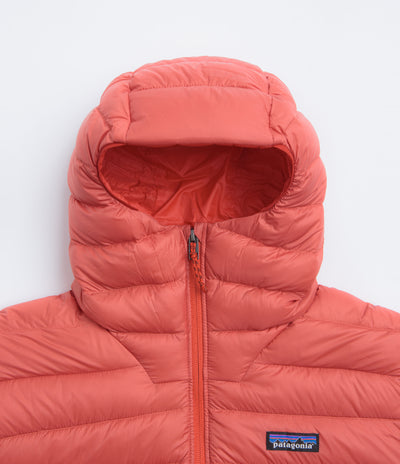 Patagonia Down Sweater Hoodie Jacket in Amanita Red