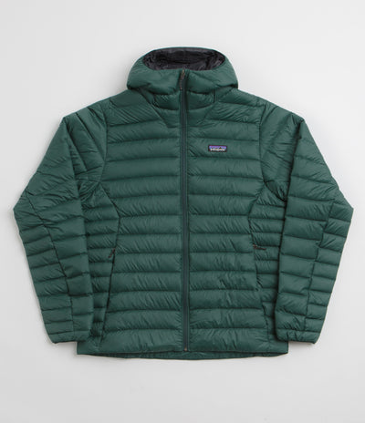 Patagonia Down Sweater Hoodie Jacket in Cascade Green