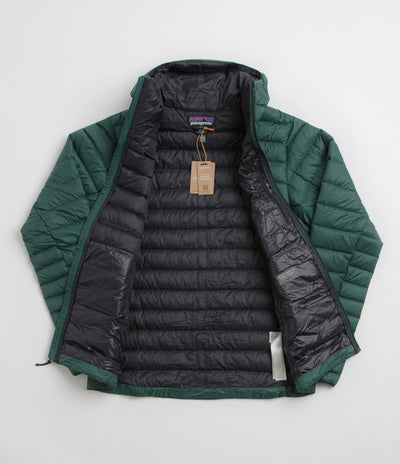 Patagonia Down Sweater Hoodie Jacket in Cascade Green