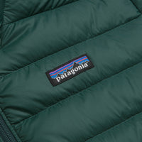 Patagonia Down Sweater Hoodie Jacket in Cascade Green thumbnail
