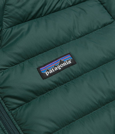 Patagonia Down Sweater Hoodie Jacket in Cascade Green