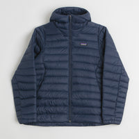 Patagonia Down Sweater Hoodie Jacket in New Navy thumbnail