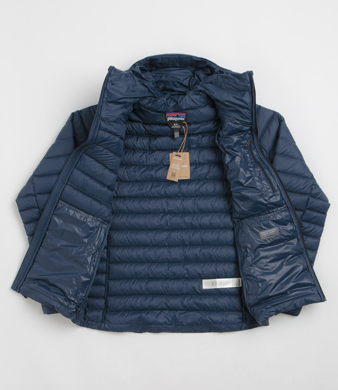 Patagonia Down Sweater Hoodie Jacket - New Navy | flatspot