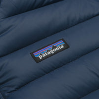 Patagonia Down Sweater Hoodie Jacket in New Navy thumbnail