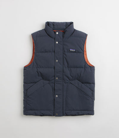 Patagonia Downdrift Vest in Smolder Blue