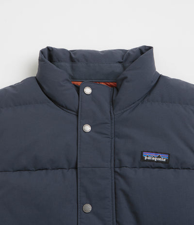 Patagonia Downdrift Vest in Smolder Blue