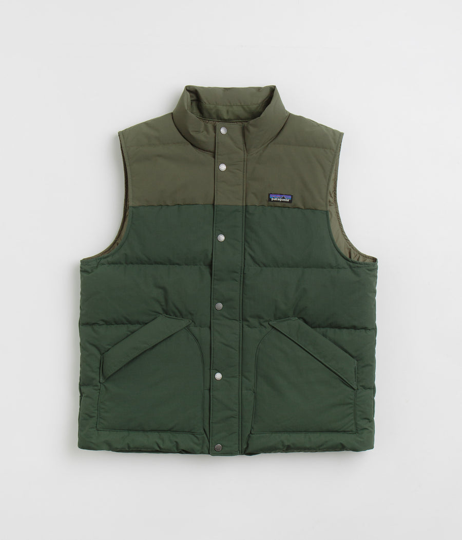 Patagonia Downdrift Vest in Torrey Pine Green