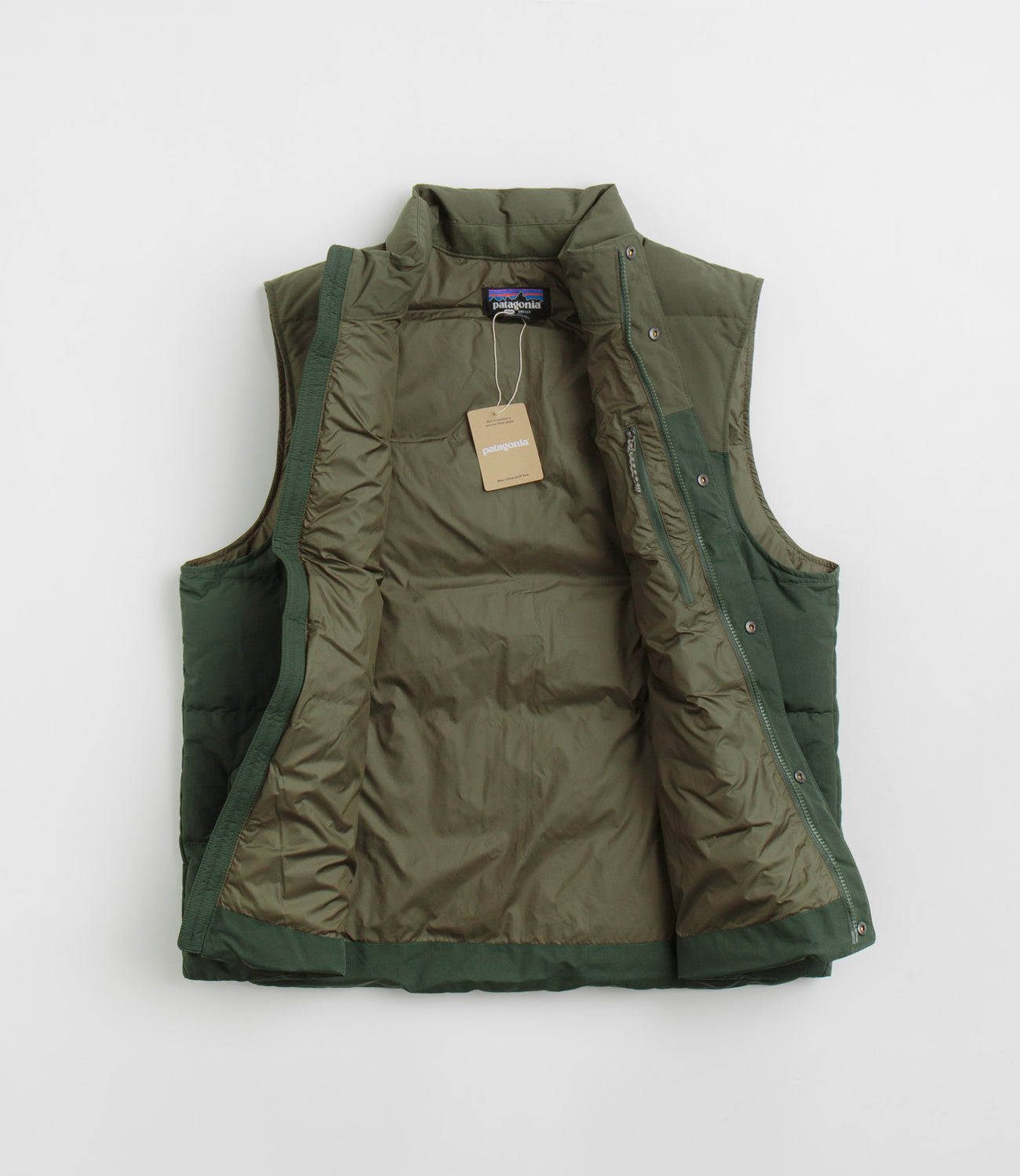 Patagonia green vest store