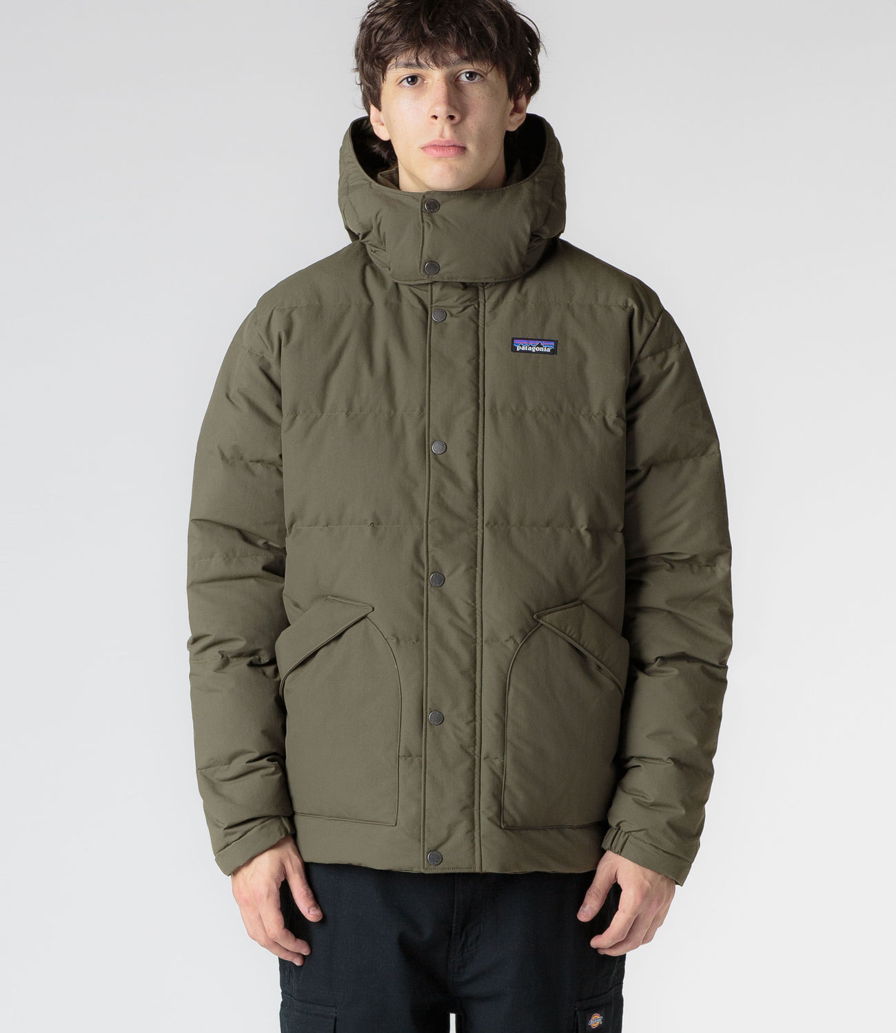 Patagonia Downdrift Jacket Basin Green Flatspot