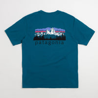 Patagonia Fitz Roy Foothills T-Shirt - Glacial Blue thumbnail