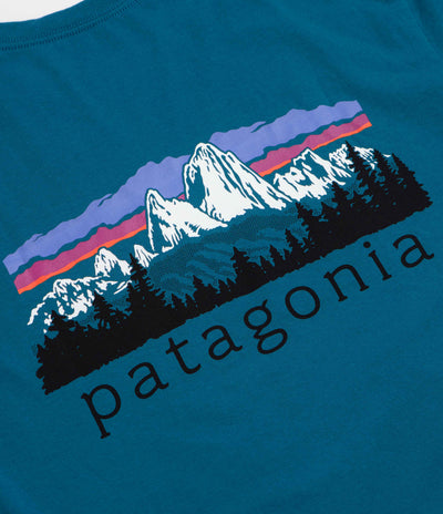 Patagonia Fitz Roy Foothills T-Shirt - Glacial Blue