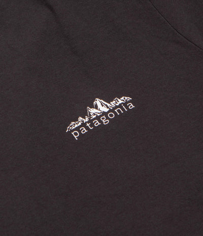 Patagonia Fitz Roy Foothills T-Shirt - Ink Black