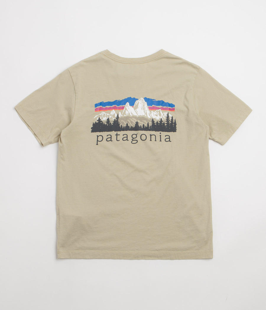 Patagonia Fitz Roy Foothills T-Shirt in Weathered Stone