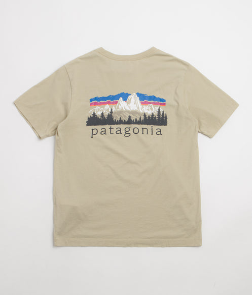 Patagonia Fitz Roy Foothills T-Shirt - Weathered Stone