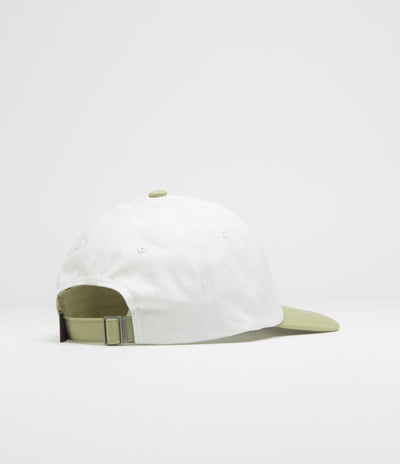Patagonia Fitz Roy Icon Trad Cap in Text Logo: Birch White and Gumtree Green