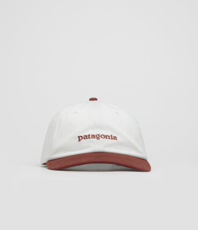 Patagonia Fitz Roy Icon Trad Cap in Text Logo: Dried Vanilla