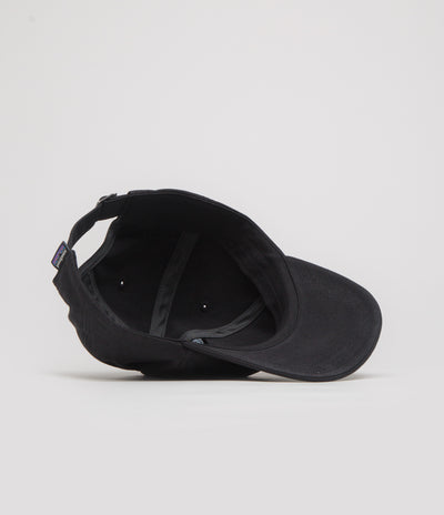 Patagonia Fitz Roy Icon Trad Cap in Text Logo: Ink Black