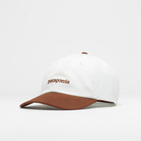 Patagonia Fitz Roy Icon Trad Cap in Text Logo: Dried Vanilla thumbnail