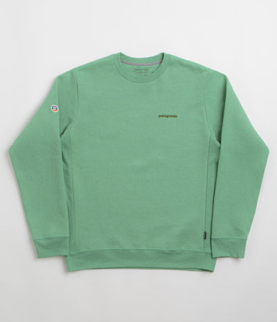 Patagonia Fitz Roy Icon Uprisal Crewneck Sweatshirt - Ellwood Green