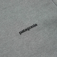 Patagonia Fitz Roy Icon Uprisal Crewneck Sweatshirt - Gravel Heather thumbnail