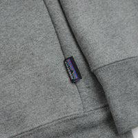 Patagonia Fitz Roy Icon Uprisal Crewneck Sweatshirt - Gravel Heather thumbnail