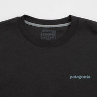 Patagonia Fitz Roy Icon Uprisal Crewneck Sweatshirt - Ink Black thumbnail