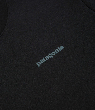 Patagonia Fitz Roy Icon Uprisal Crewneck Sweatshirt - Ink Black
