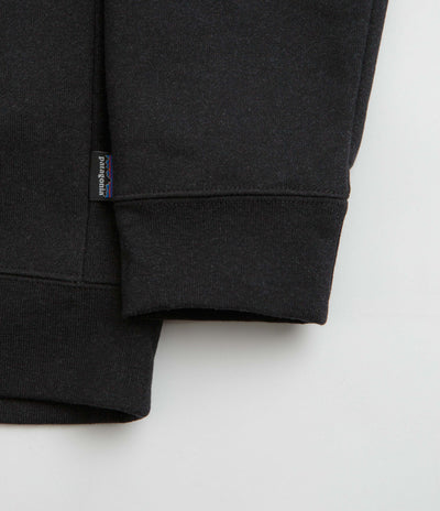 Patagonia Fitz Roy Icon Uprisal Crewneck Sweatshirt - Ink Black