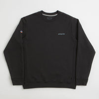 Patagonia Fitz Roy Icon Uprisal Crewneck Sweatshirt in Ink Black thumbnail