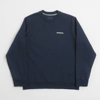 Patagonia Fitz Roy Icon Uprisal Crewneck Sweatshirt in New Navy thumbnail