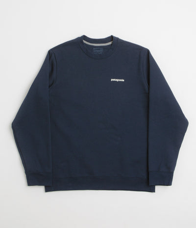 Patagonia Fitz Roy Icon Uprisal Crewneck Sweatshirt in New Navy