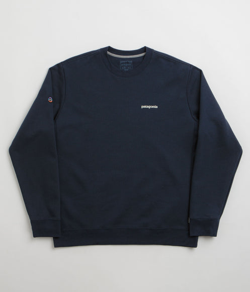Patagonia Fitz Roy Icon Uprisal Crewneck Sweatshirt - New Navy