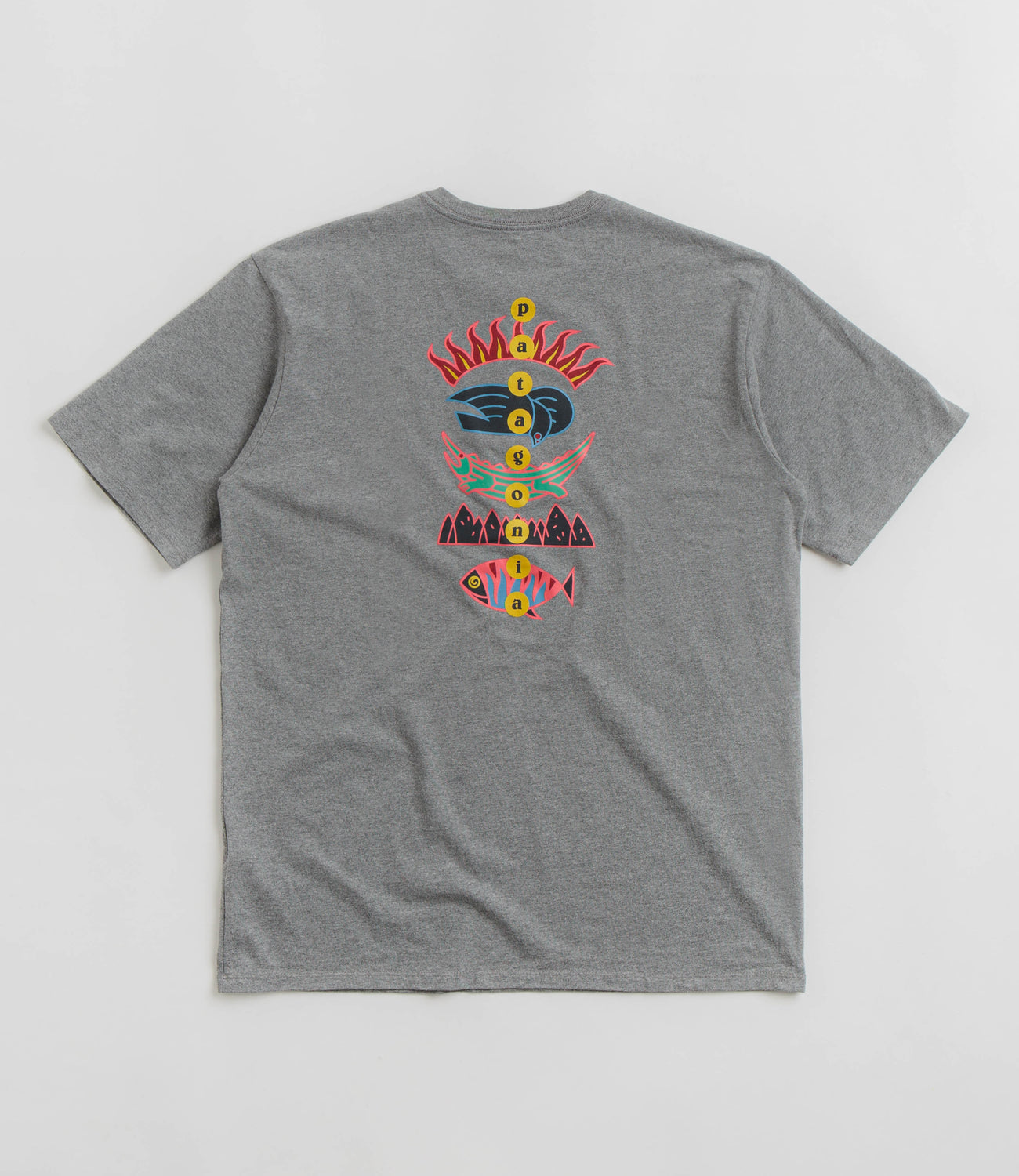 Patagonia Fitz Roy Wild Responsibili-Tee T-Shirt - Gravel Heather