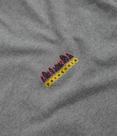 Patagonia Fitz Roy Wild Responsibili-Tee T-Shirt - Gravel Heather