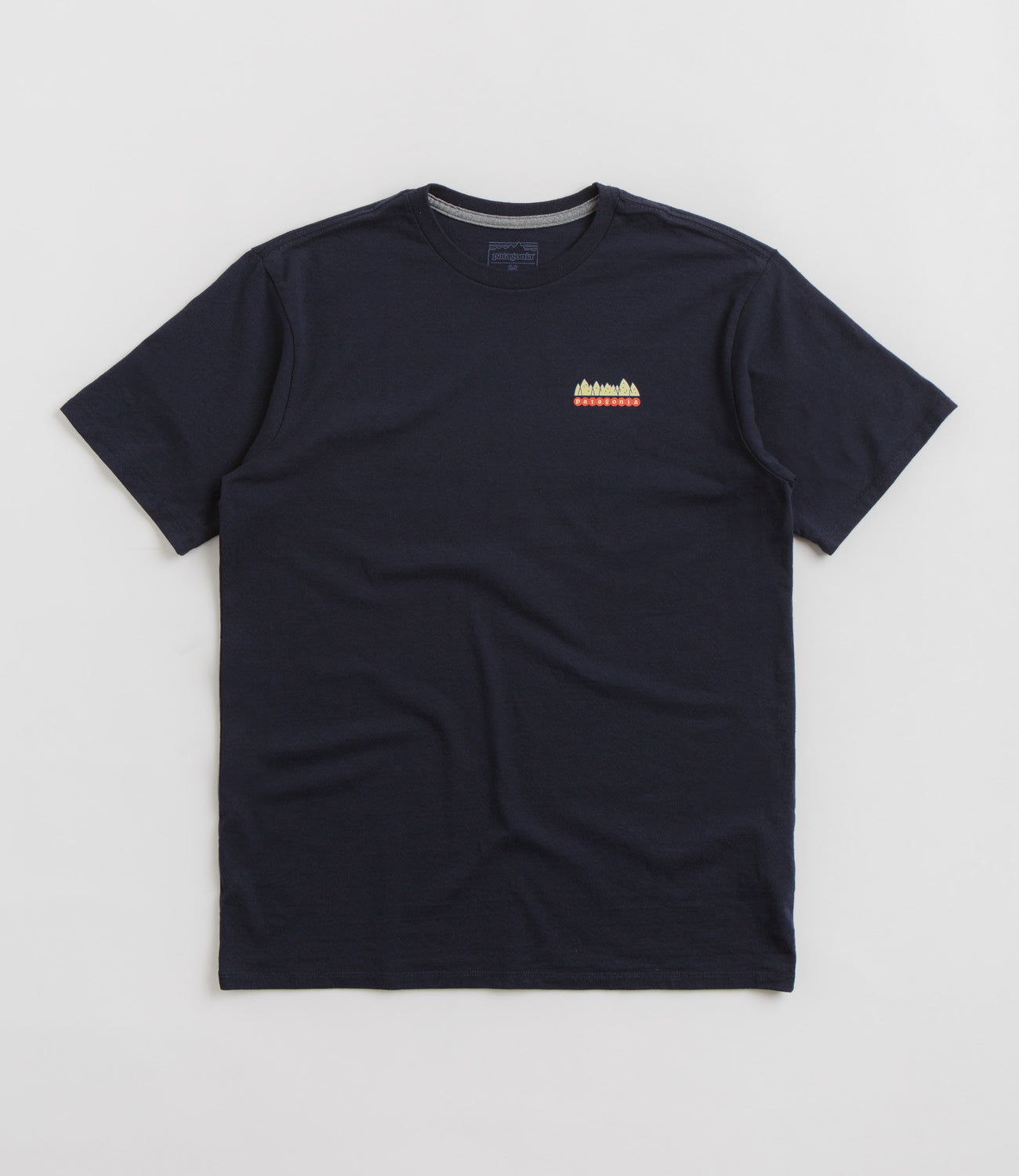 Patagonia Fitz Roy Wild Responsibili Tee T Shirt New Navy Flatspot