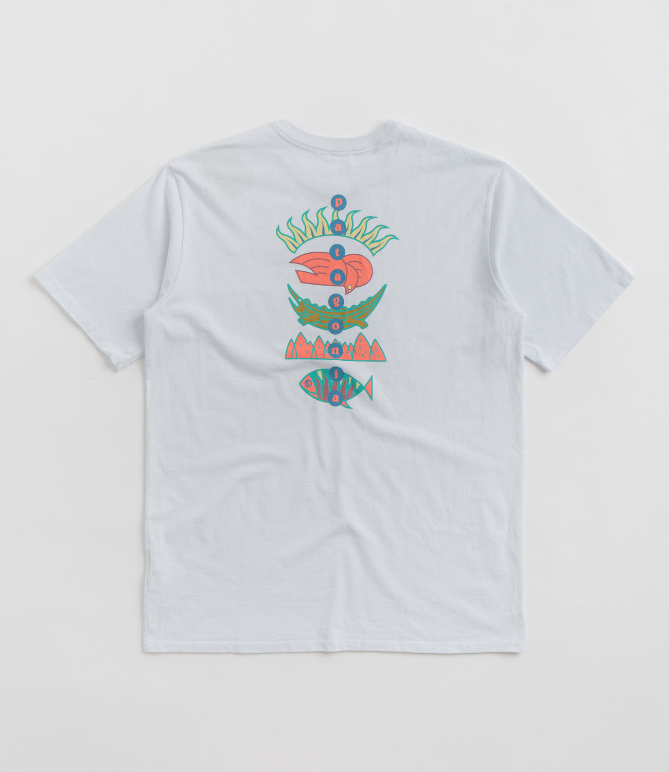 トップス Patagonia Fitz Roy Wild Responsibili T L Patagonia Fitz Roy Wild Responsibili-Tee T-Shirt - White | flatspot