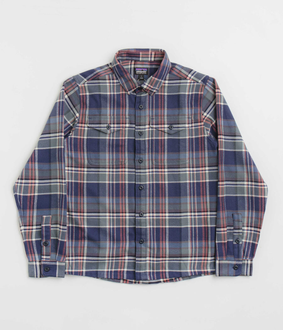 Patagonia Fjord Flannel Shirt in Adventurer: New Navy