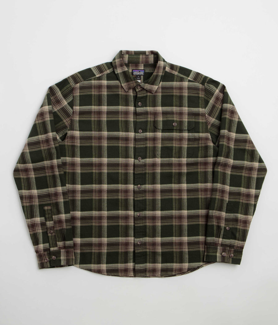 Patagonia Fjord Flannel Shirt - Cozy Cabin: Treeline Green