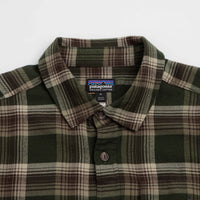 Patagonia Fjord Flannel Shirt - Cozy Cabin: Treeline Green thumbnail
